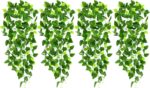 CEWOR 4pcs Artificial Hanging Plants 2.9ft Fake Ivy Vine Fake Ivy Leaves for Wed... - Image 2