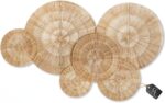 CHI AN HOME Wicker 23 Inch Jute Wall Decor Baskets, Set of 6 Extra Large Woven J... - Image 2