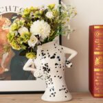 COTYNI Ceramic Vase with Attitude, Unique Flower Vase for Home Decor, Sassy Deco... - Image 2