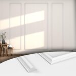 COUKIU 3 Sets Pre-Cut Wall Molding kit,Ready to Assemble Accent Molding Wainscot... - Image 2