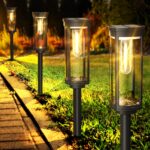 COXSENI Solar Pathway Lights Outdoor 6 Pack, Bright Solar Path Lights Outside Wa... - Image 2