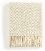 CREVENT Farmhouse Boho Knitted Throw Blanket for Couch Sofa Chair Bed Home Decor... - Image 2
