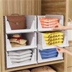 CTSNSLH 5 Pack Closet Organizers Storage Box, Closet Storage Stackable Storage B... - Image 2