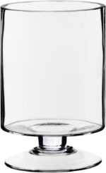 CYS EXCEL Glass Hurricane Pillar Candle Holder (H:8" W:4.75") | Multiple Size Ch... - Image 2