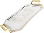 Cabilock Decorative Cake Tray 14.05X9.84 Inch Retro European Style Wedding Desse... - Image 2