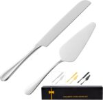 Cake Serving Set, Cake Pie Pastry Servers, Stainless steel Cake Knife and Server... - Image 2