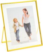 Calculs Gold Floating Frame Vertical Shelf Picture Frame Tabletop Gold Sign Phot... - Image 2