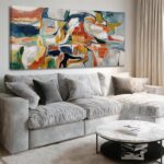 Canvas Art Wall Decor Abstract Wall Art for Living Room Neutral Wall Decor Poste... - Image 2
