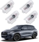 Car Door Lights Logo Projector - 4K HD Puddle Lights for Cars, Compatible with Q... - Image 2
