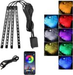 Car Led Interior Lights, RGB 48 LED Multicolor Auto Strip Light with Sound Activ... - Image 2