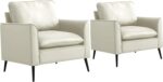 Cat Paw Leather Upholstered 2PC Sofa Set, Green Nordic Retro Light Luxury Single... - Image 2