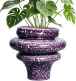 Ceramic Plant Pots - 11 Inch Ceramic Planters for Indoor Outdoor Plants, Large U... - Image 2