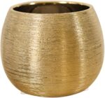 Ceramic Pots for Home Plants Gold Flower Pot with Anti-Slip Bottom Elegant Home ... - Image 2