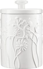 Ceramic Swaying Flowers Kitchen Canister Airtight Coffee Canister For Ground Cof... - Image 2