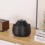 Ceramic Tabletop Fountain Water Feature for Indoor and Home Decoration Table Des... - Image 2