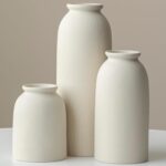 Ceramic Vase Set-3, Large Flower Vases for Decor, Modern Boho Farmhouse Style, 1... - Image 2