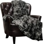 Chanasya Premium Wolf Faux Fur Throw Blanket - Soft, Fuzzy Sherpa & Minky Throw ... - Image 2