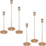 ChefBee 6PCS Gold Tall Candle Candlestick Holder, Taper Pillar Candle Sticks Sta... - Image 2