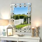 Chende Crystal Decorative Wall Mirror for Living Room, 36 X 24 Inches Large Mirr... - Image 2