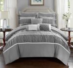Chic Home CS2125-AN Cheryl 10 Piece Comforter Set Complete Bed in a Bag Pleated ... - Image 2