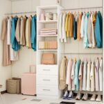 Closet System with 3 Drawers, 5FT-8FT Walk in Closet Organizer and Storage with ... - Image 2