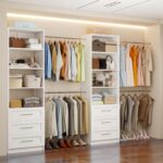 Closet System with 6 Drawers, 5-14FT Custom Closet Organizer System with 8 Expan... - Image 2
