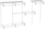 ClosetMaid ShelfTrack Wire Closet Organizer System, Adjustable from 5 to 8 Ft., ... - Image 2
