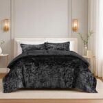 Comfort Spaces Juliette Luxe Comforter Set Velvet Lush with Soft Brushed Microfi... - Image 2
