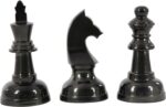 CosmoLiving by Cosmopolitan Aluminum Metal Chess Decorative Sculpture Home Decor... - Image 2