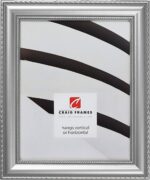 Craig Frames Victoria, 18x22 Picture Frame, Ornate Silver - Image 2