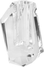 Crystal Flower Vase, Premium Modern Clear Vase, Anniversary Centerpiece, Crafted... - Image 2