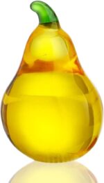 Crystal Pear Figurines Collectibles Glass Fruits Decor for Office Tabletop Cente... - Image 2