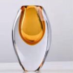 Crystal Vase, Modern Decorative Vase, Minimalist Floral Vase, Light Luxury Style... - Image 2