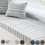 Custom Bay Window Sill Seat Cushion Weaving Texture Chenille Customized Bench Se... - Image 2