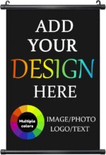 Custom Hanging Poster, Design Your Own Photo Logo Text, Personalized Hanging Scr... - Image 2