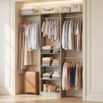 Cyclysio 4FT Small Closet System, 80"H Closet Organizer System with 4 Closets Ro... - Image 2
