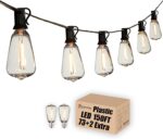 DAMAING Outdoor String Lights 150 FT Patio Lights String with 75 Dimmable ST38 P... - Image 2