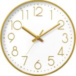 DAXSMY Wall Clock - 14 Inch Silent Non-Ticking Modern 3D Wall Clocks Battery Ope... - Image 2