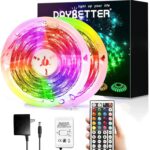 DAYBETTER Led Strip Lights Waterproof, 32.8ft(2 Rolls of 16.4ft) Led Tape Lights... - Image 2
