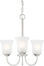 DESIGNERS FOUNTAIN 3-Lights Bronson Chandelier, 18 Inch Ceiling Light Fixture fo... - Image 2