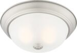 DESIGNERS FOUNTAIN Reedley 3-Lights Flush Mount Ceiling Light, 15 Inch Lighting ... - Image 2