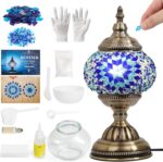 DIY Turkish Mosaic Lamp Kit, Stained Glass Table Lamp Making Kit- Easy and Fun, ... - Image 2