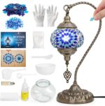 DIY Turkish Mosaic Lamp Kit for Adults,Swan-Neck Stained Glass Lamp Making Kit- ... - Image 2