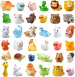 DIYDEC 40pcs Mini Resin Animal 40 Styles Tiny Resin Animals Miniature Little Sma... - Image 2