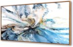 DZL Art WKA74975 Large Abstract Wood Framed Canvas Wall Art For Living Room Deco... - Image 2