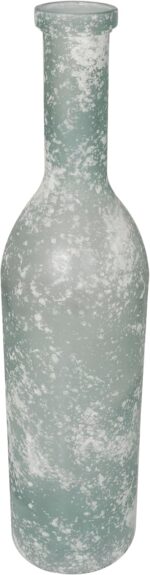 Deco 79 Recycled Glass Handmade Decorative Vase Frosted Spanish Bottle Centerpie... - Image 2