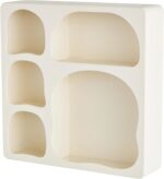 Deco 79 Wood Geometric Room Wall Shelf 5 Shelf Floating Shelf, Display Shelf 19"... - Image 2