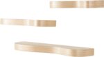 Deco 79 Wood Handmade Room Wall Shelf Floating Shelves with Various Sizes, Set o... - Image 2