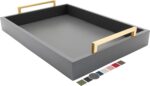 Decorative Coffee Table Tray - Ottoman Tray - Breakfast, Drinks, Liquor Serving ... - Image 2