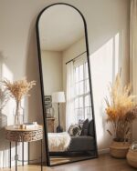 Delma Arched Mirror Full Length,Standing Mirror Full Body,Large Floor with Stand... - Image 2